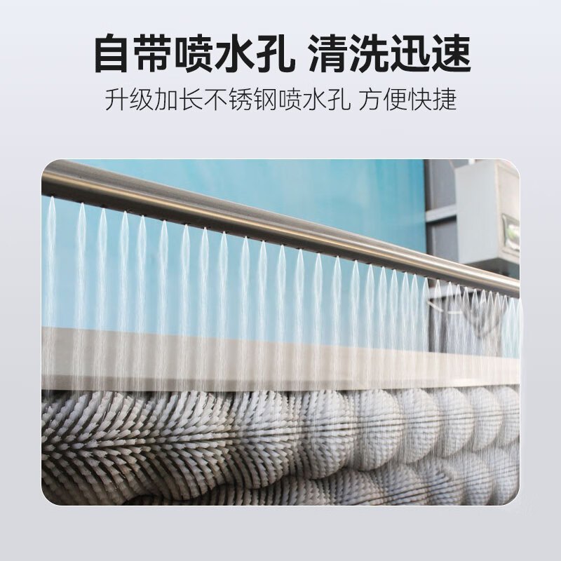 喜莱盛 商用土豆去皮机脱皮机削皮机 全自动剥皮机电动磨皮机马铃薯芋头地瓜生姜快速清洗机 卧式毛刷去皮机400kg/h