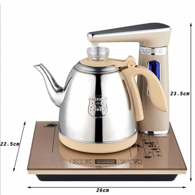 上水壶黄金蛋电热水壶抽水烧水壶家用自吸泡茶茶具小茶炉 A118食品级不锈钢金色单炉