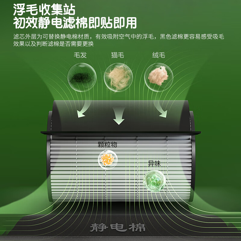 格力宠物净化器 专业宠物净化 高效祛味除菌 KJ380F-A01 白色
