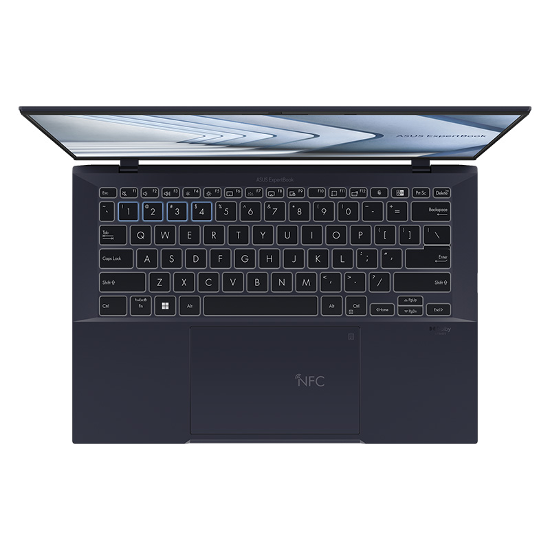 华硕(ASUS)商用笔记本电脑 B9403CVA1355UD15O3 (I7-1355U/16G/1TB SSD/集显/2.8KOLED/ WIN11 Home)高清大图