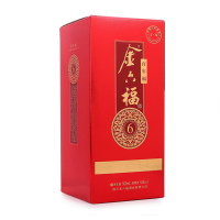 金六福 百年福6 50度 500ml*6 箱装白酒 高度白酒