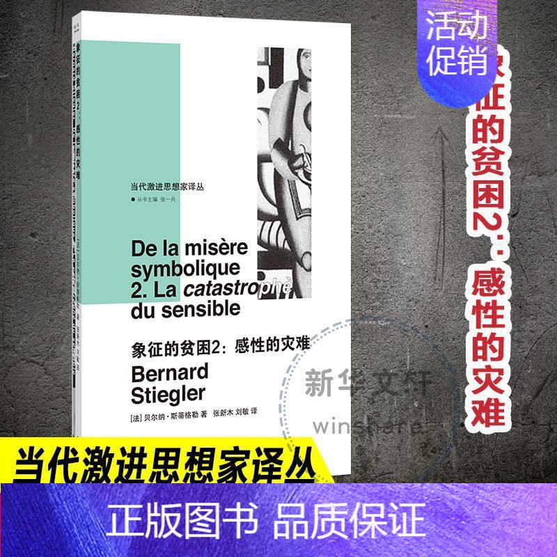 【正版】象征的贫困:2:2:感的灾难:La catastrophe du senle贝尔纳·斯蒂格勒文化人类学大众阅读书