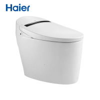 海尔(Haier)卫玺H1-4013智能马桶一体机节水虹吸坐便器全自动即热式无水箱烘干马桶洁身器遥控防电墙(400坑距)