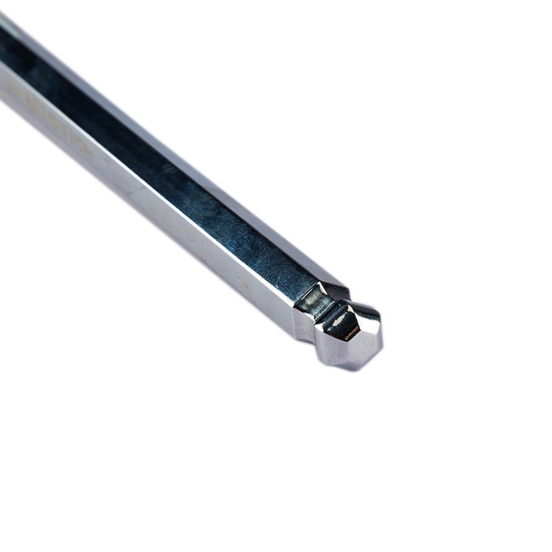 世达(SATA) 铬钒钢特长球头内六角扳手雾面镀铬板子80108A(4mm)