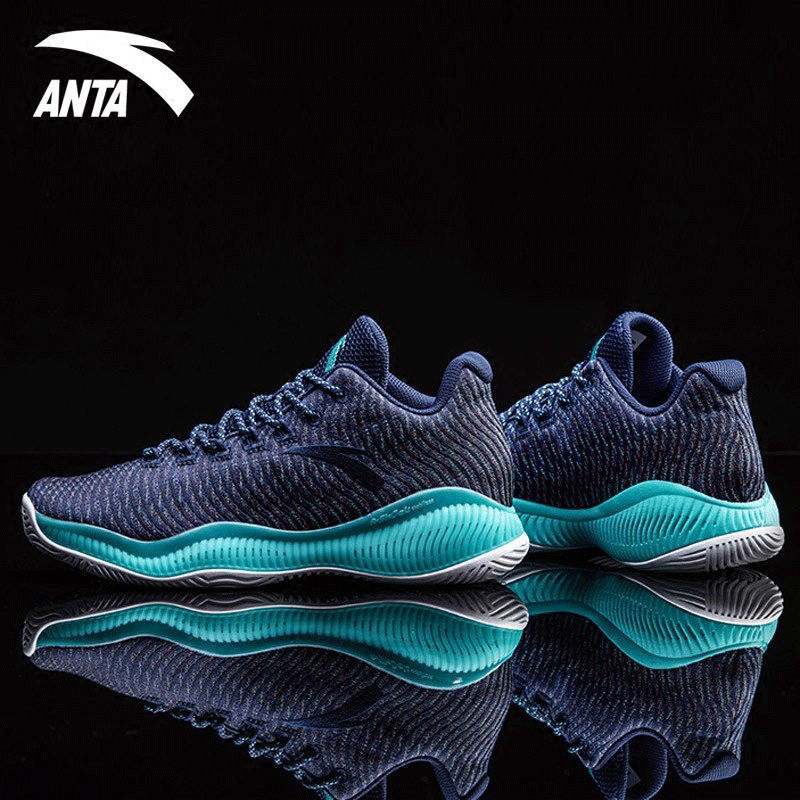 安踏篮球鞋男鞋2018新款春季运动鞋男ashock低帮系列球鞋