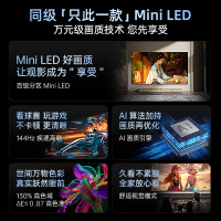 创维电视75A4F 75英寸电视机miniled 144Hz高刷4+32G 国家补贴20% 液晶4K超薄游戏 A4E+