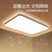 公牛客厅灯卧室灯现代简约led吸顶灯长方形2021新款全屋灯具套餐