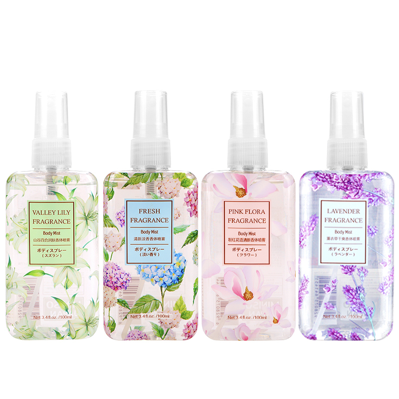 名创优品(miniso) 香体喷雾 女学生香水女士网红款香水清新淡香[山谷百合+清新淡香,100mL]
