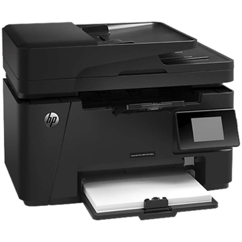 惠普 LaserJet Pro MFP M128fw 黑白激光一体机 家用作业打印 办公商务便捷打印