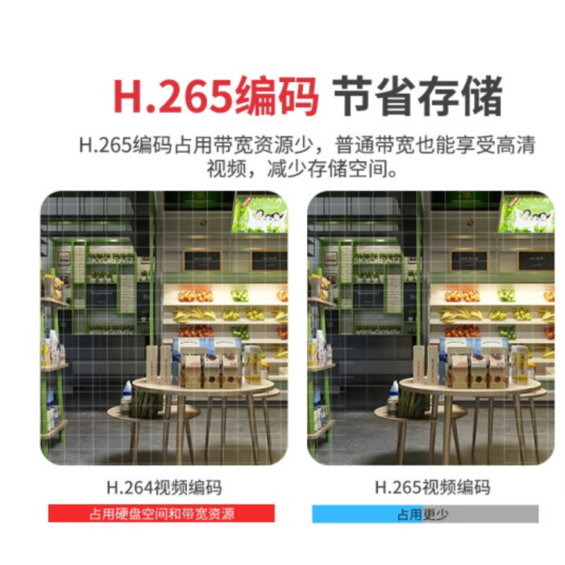 海康威视DS-7808NB-K2网络硬盘录像机8路监控录像机接网络监控摄像头NVR 双硬盘位 不带硬盘