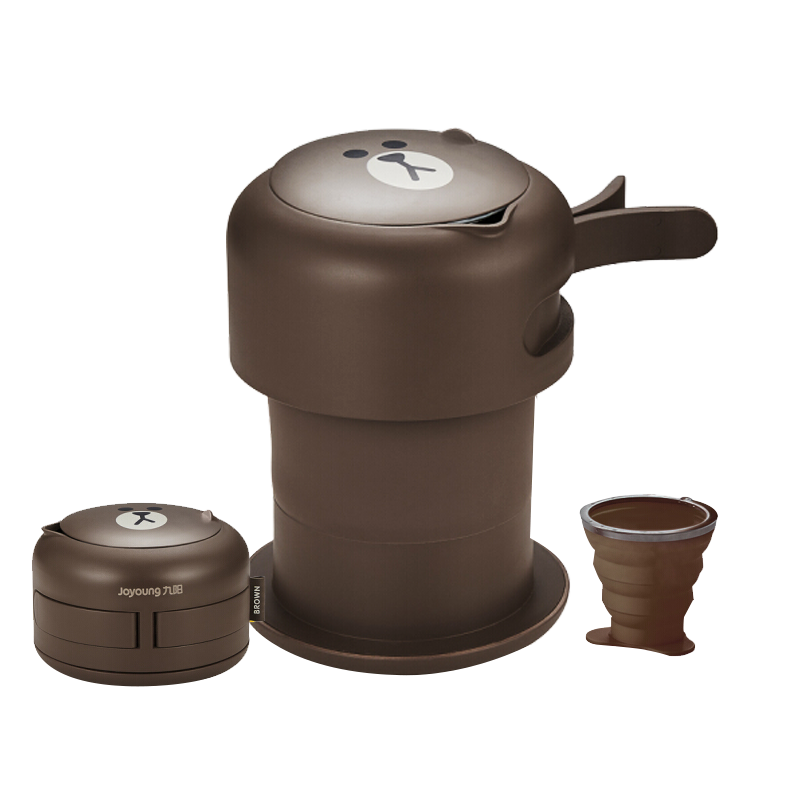 九阳 k06-z2便携电水壶 迷你小型电水壶 棕色line布朗熊 单位:台