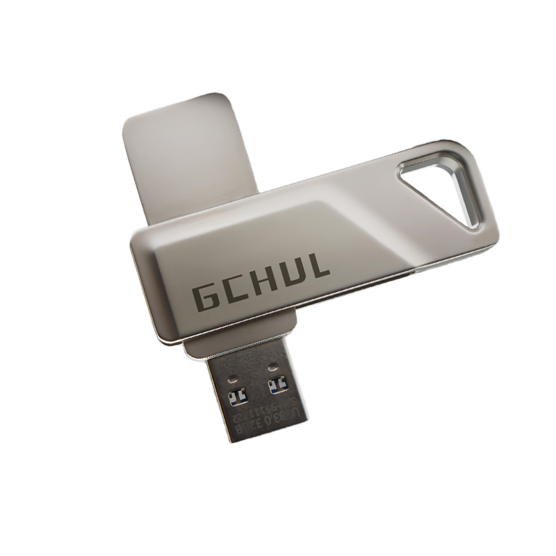 杰储(GCHUL) U100 深海系列 128G USB3.2 超高速固态闪存U盘/优盘 (计价单位:个) 银色高清大图