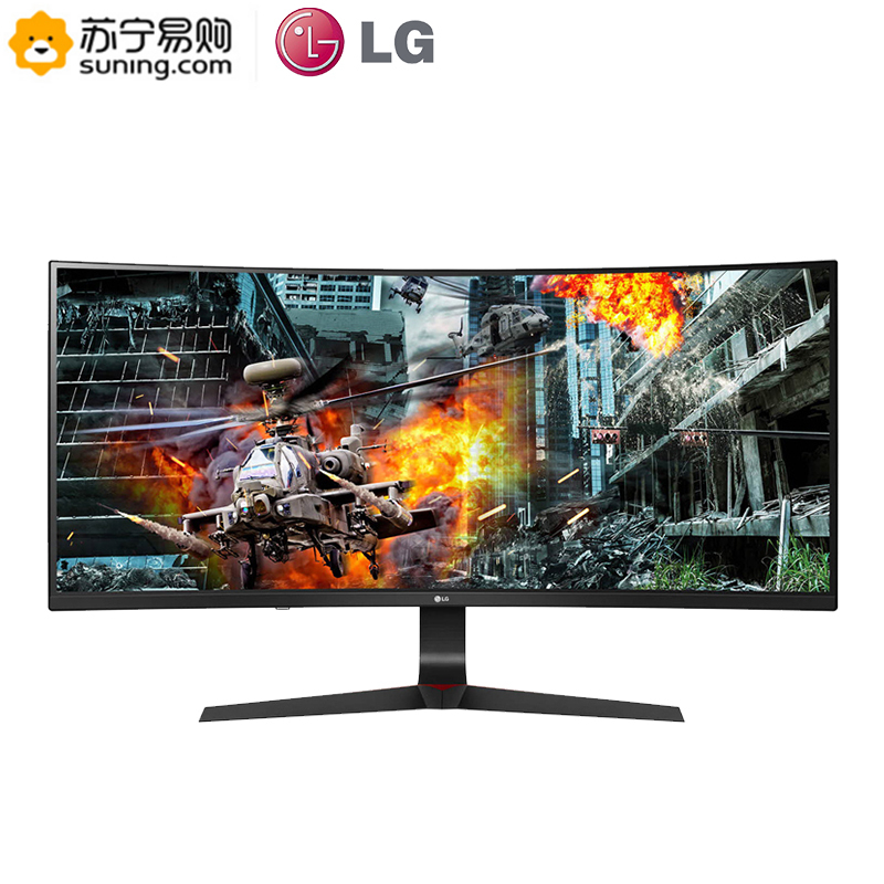LG 34GL750 34英寸曲面21:9 超宽屏 兼容G-Sync®144Hz刷新率1MS电竞游戏IPS屏液晶电脑显示器可升降支架