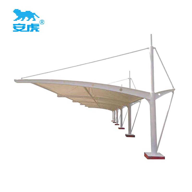 安虎 膜结构雨棚 拉杆型 平方米