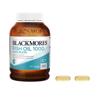BLACKMORES深海无味鱼油400粒/瓶装 高含量DHA 深海鱼油 适合学生党上班族压力大的中年人 澳洲进口