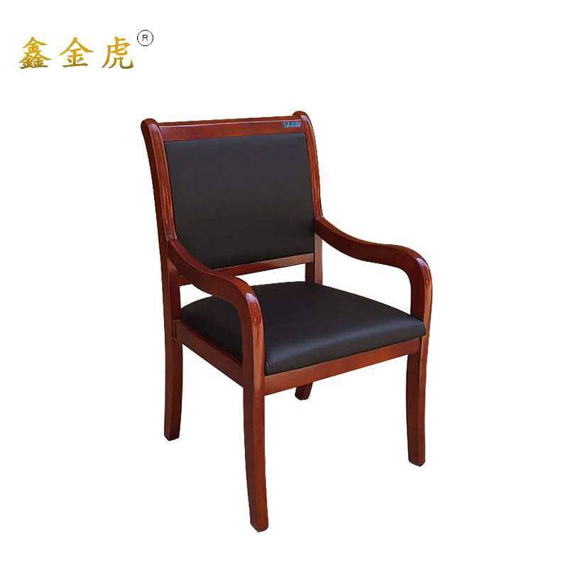 鑫金虎椅子实木家用靠背椅会议椅SH1高清大图