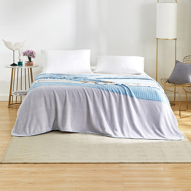 罗莱 临风听海法兰绒毯180*200cm高清大图