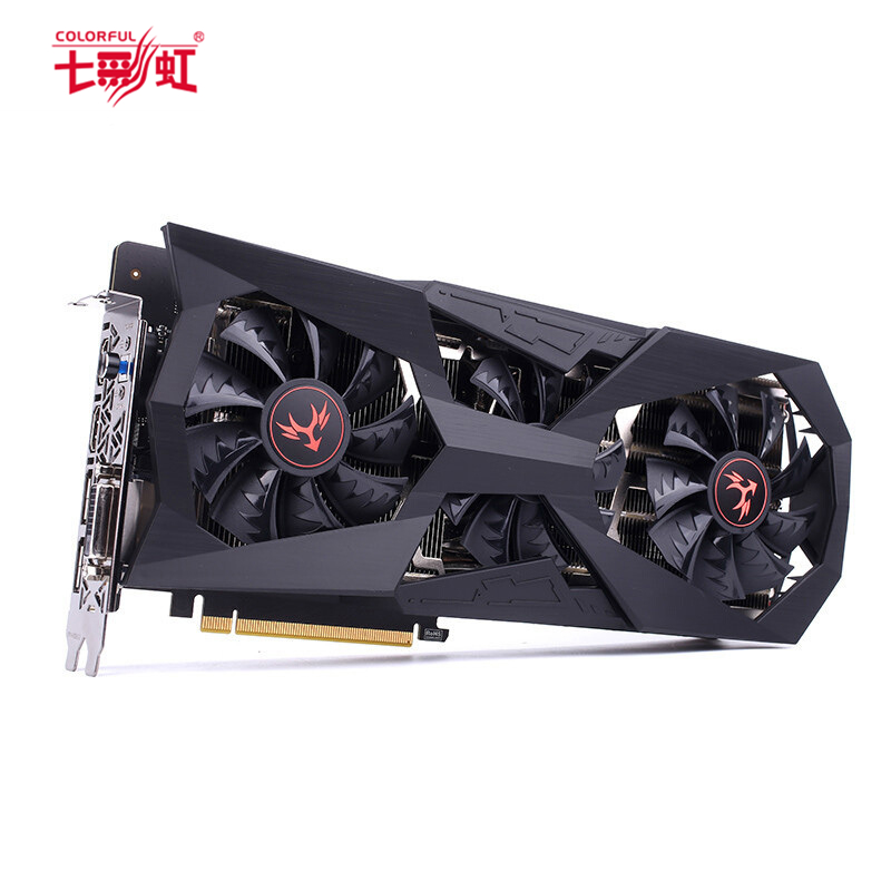 七彩虹(Colorful)iGame GTX1060 Vulcan X OC游戏显卡(1506(Bst:1708))高清大图