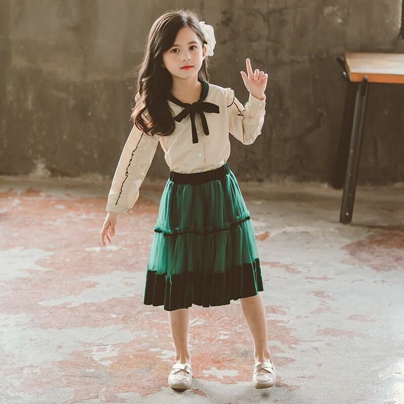 迪鲁奥diluao品牌童装女童套裙秋装儿童3三4四5五6六7七8八9九10十岁