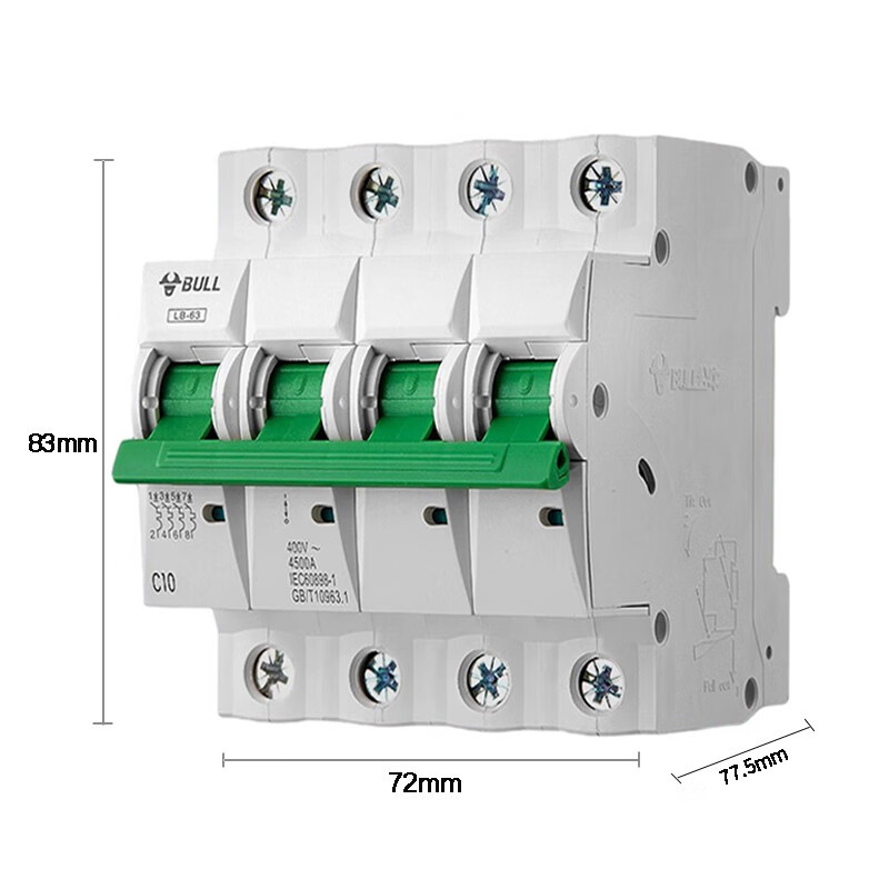 BULL公牛 空气开关 LB5-63a/4P40A