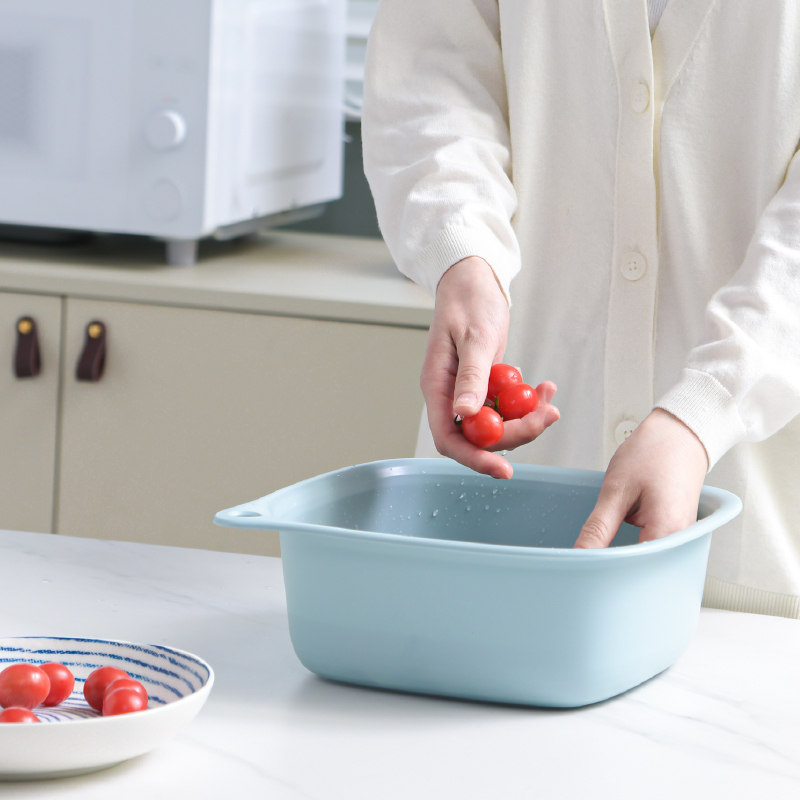 禧天龙(Citylong) 极简方圆水盆三件套 P-1010蓝色高清大图