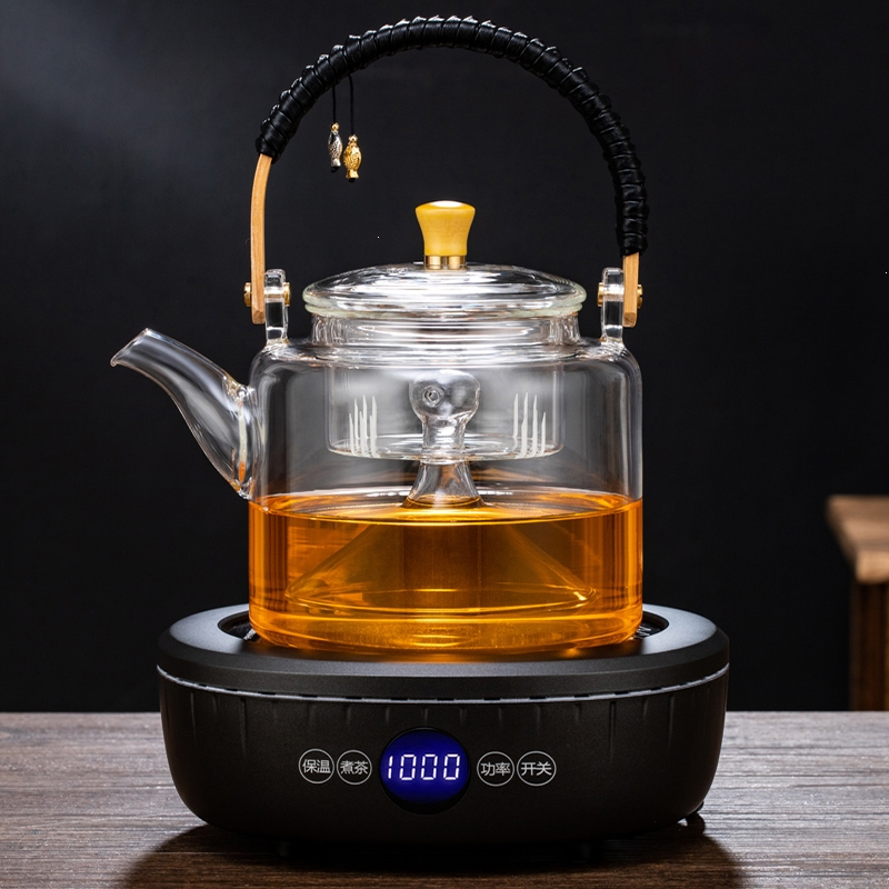 黄金蛋煮茶器全自动家用蒸汽玻璃煮茶壶网红普洱电陶炉