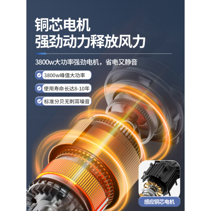 小狗(PUPPY) 吹地机 地面吹干机商用大功率吹风机家用卫生间厕所地面强力除湿高清大图
