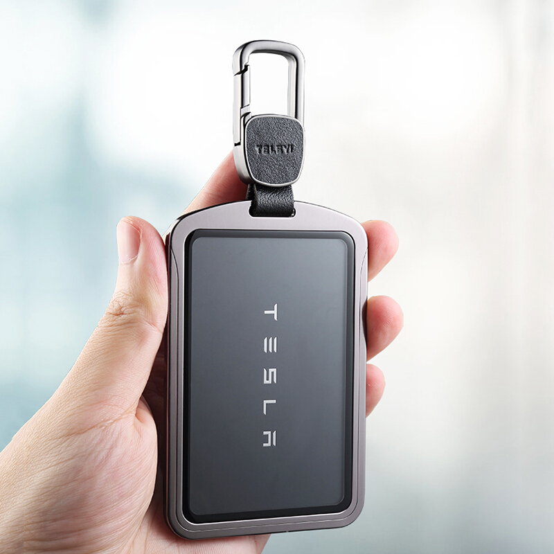 tyui 金属 特斯拉3钥匙套 tesla特斯拉model3钥匙壳 model-3卡片套