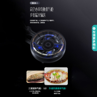 华帝(vatti)21m³吸力烟灶套餐侧吸i11108+56B天然气抽油烟机燃气灶具套餐挥手热水自动清洗5.0kW猛火灶