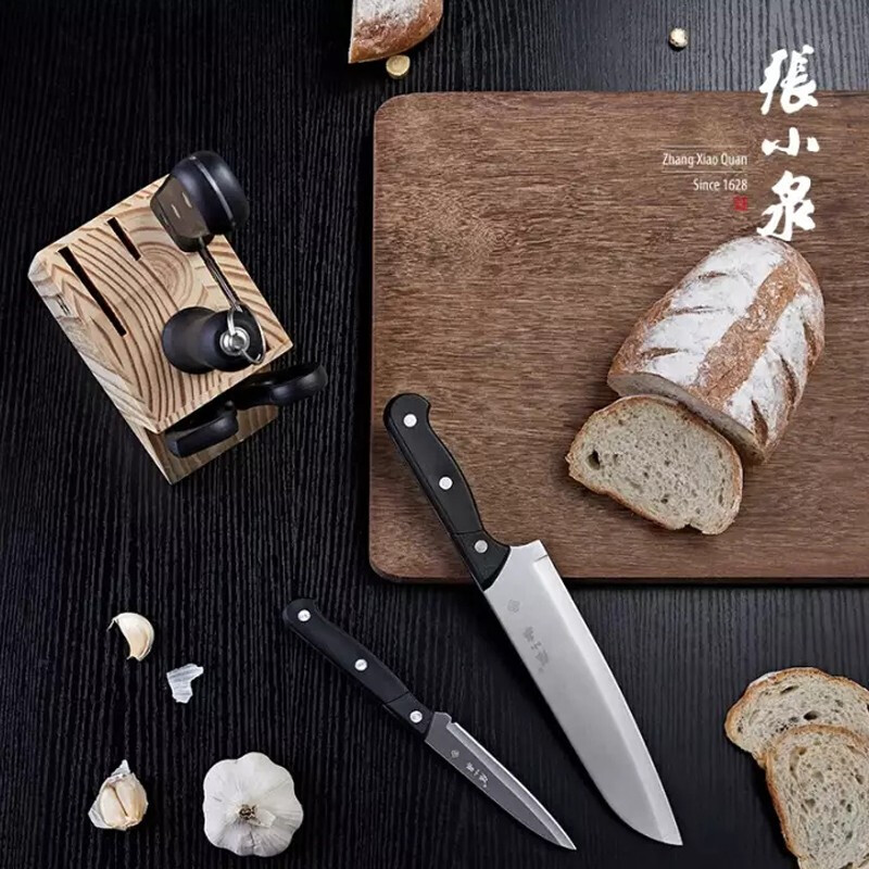 张小泉简艺系列套装刀具六件套不锈钢刀具切片刀小厨刀水果刀 D30810100高清大图