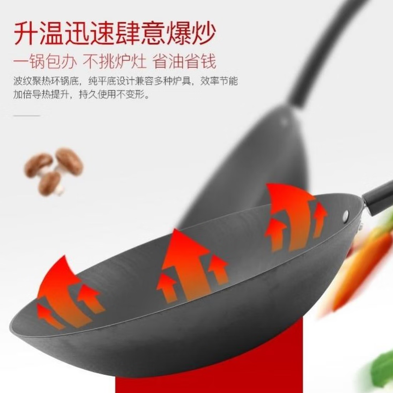 美的(Midea)炒锅 MP-CGT3221 产品货号CGT3221BL 材质SPCC高清大图