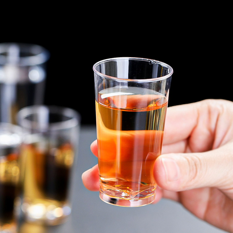 MULTIPOTENT一次性品尝杯透明杯航空杯茶道杯60ml白酒杯48只佳胜雅系列(8238)