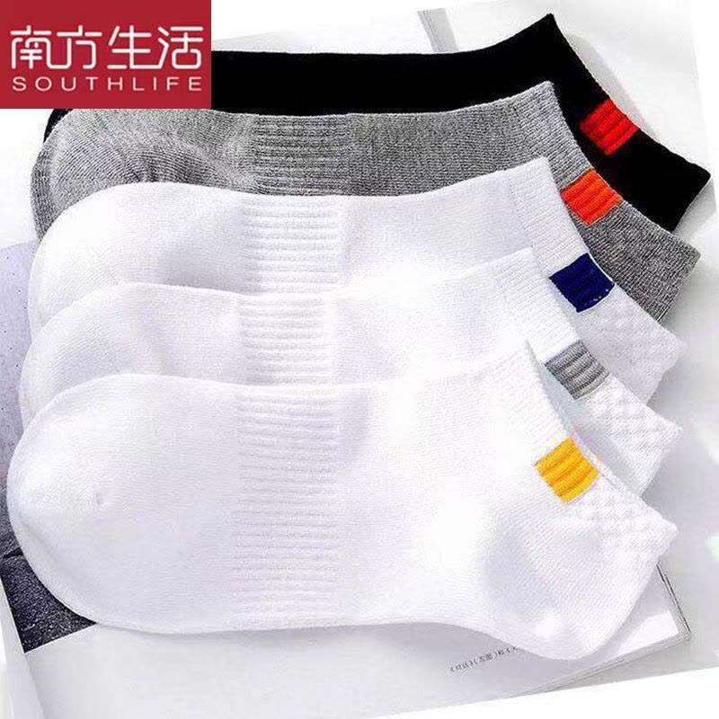 袜子男士短袜春夏四季船袜棉袜长筒吸汗图片
