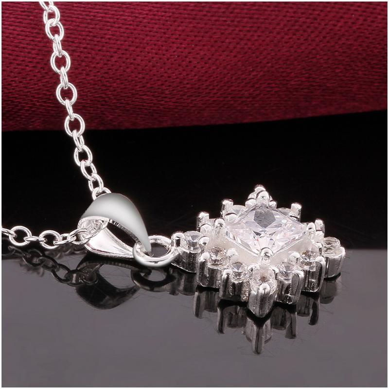 N582 Women Silver Necklace 镀925纯银女项链日韩版锁骨链潮人送女朋友七夕情人节礼物