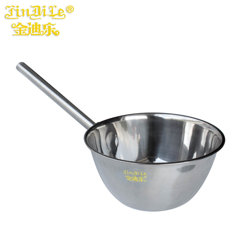 金迪乐不锈钢加长柄勺汤粥勺舀水瓢