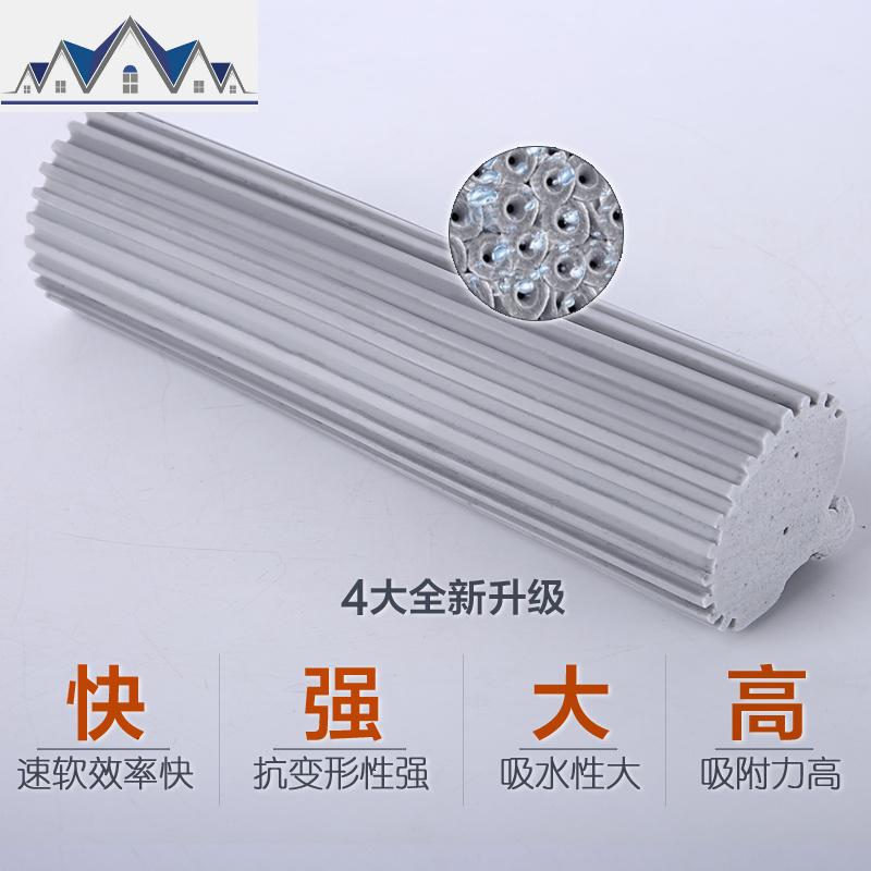海绵拖把M9滚轮式吸水地拖胶棉家用拖布免手洗拖布墩布 三维工匠高清大图