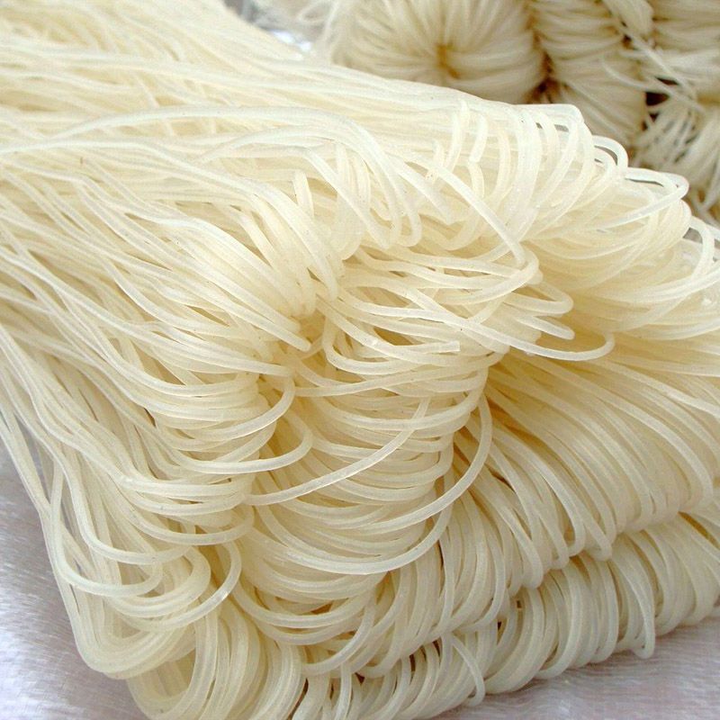 湖南汝城特产泉水前山米粉中粗干米粉丝优质米线豆根炒粉汝泉米粉1750