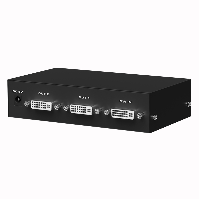 迈拓维矩MT-DV2H 高清dvi分配器1进2出一分二电脑显示器分屏器1080p高清大图