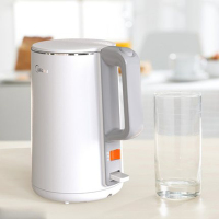 美的(Midea) 电水壶 MK-HJ1515/HJ1515A 电热水壶食品接触级304不锈钢电茶壶