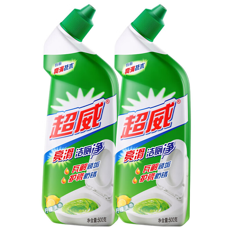 超威 护瓷洁厕灵 马桶清洁剂 500g*2瓶