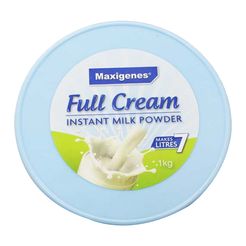新效期[保税]2罐-保税发美可卓Maxigenes蓝胖子全脂高钙牛奶粉1kg澳洲进口全脂成人青少年成人中老年孕妇高清大图