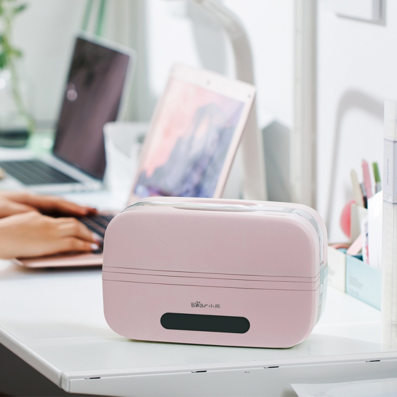 可插电加热蒸饭菜上班族便当盒智保温自动带电热饭盒