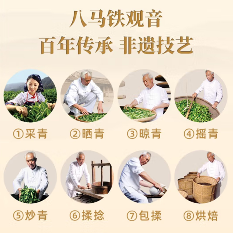 八马茶业(BAMA TEA)新赛珍珠5800(100G)高清大图