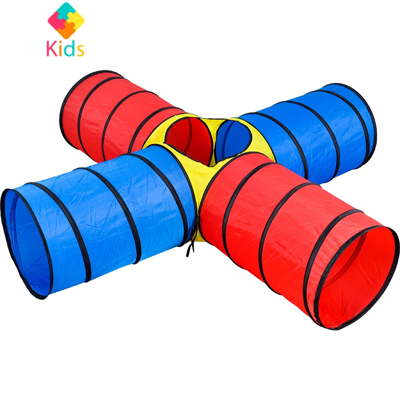 儿童阳光彩虹隧道爬行筒幼儿园宝宝钻山洞婴幼儿室内帐篷早教玩具真