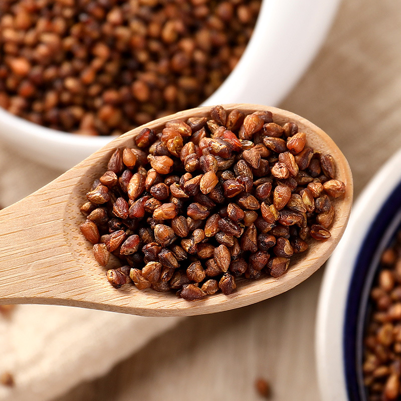 花草茶苦荞茶四川黑苦荞茶麦香型花茶茶叶罐装500克