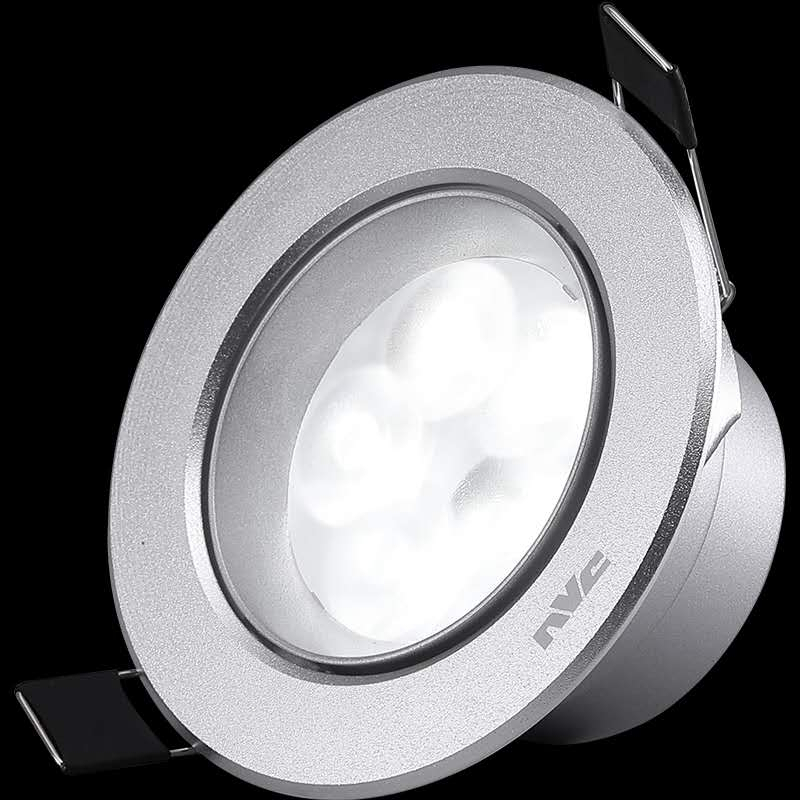 雷士照明led射灯嵌入式天花灯大功率牛眼灯客厅吊顶筒灯开孔孔灯测试