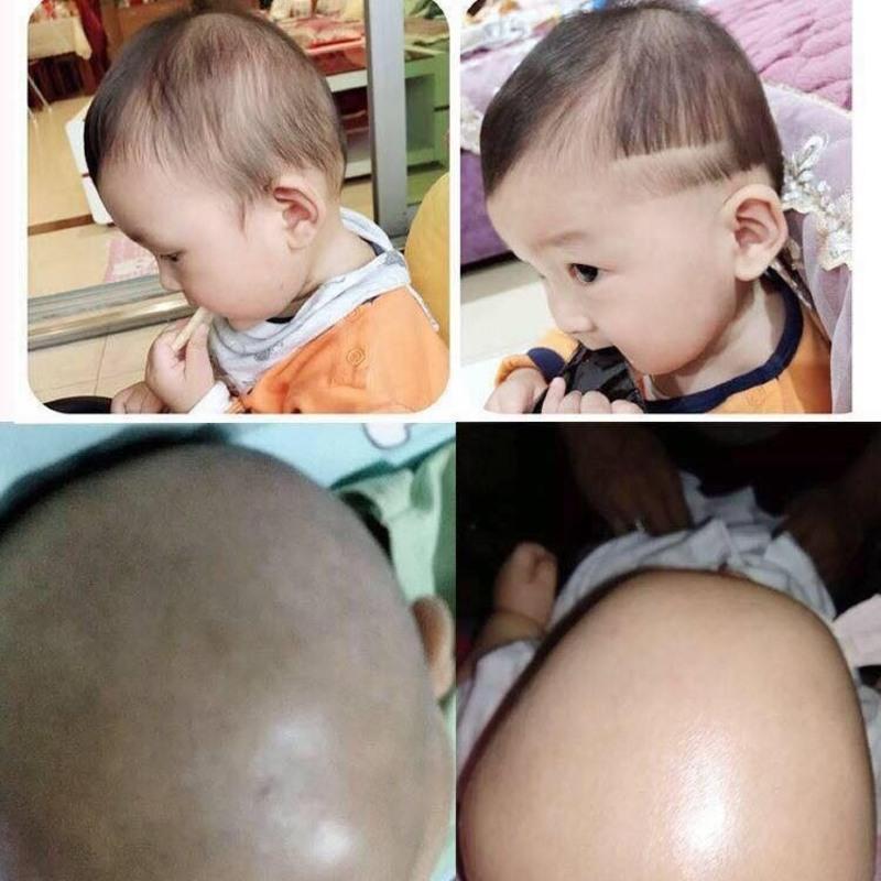 婴幼儿童电动理发器剃胎毛神器宝宝剃光头刮汗毛家用电推子不伤肤 黑色款+南孚电池