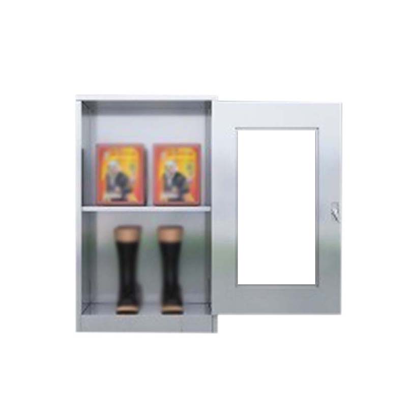 正斌304不锈钢柜消防救援器材箱防护用品柜室外微型消防站高800*宽500*深350(加厚304材质)不含器材高清大图