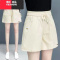 YIBUSHENG1/2条装短裤女季薄款宽松高腰显瘦百搭女裤阔腿五分休闲裤