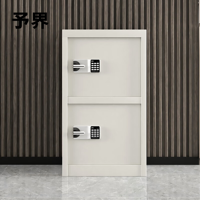 予界智能存放柜办公柜文件柜二门智能密码锁1mm高清大图
